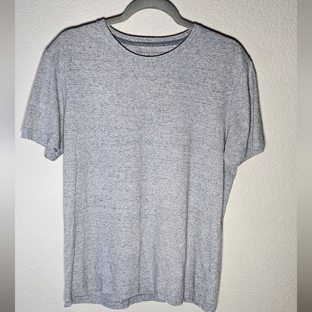 Banana republic soft wash gray short sleeve basic t-shirt top sz large